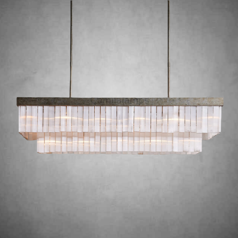 Carmen Rectangular Chandelier 49" 59"