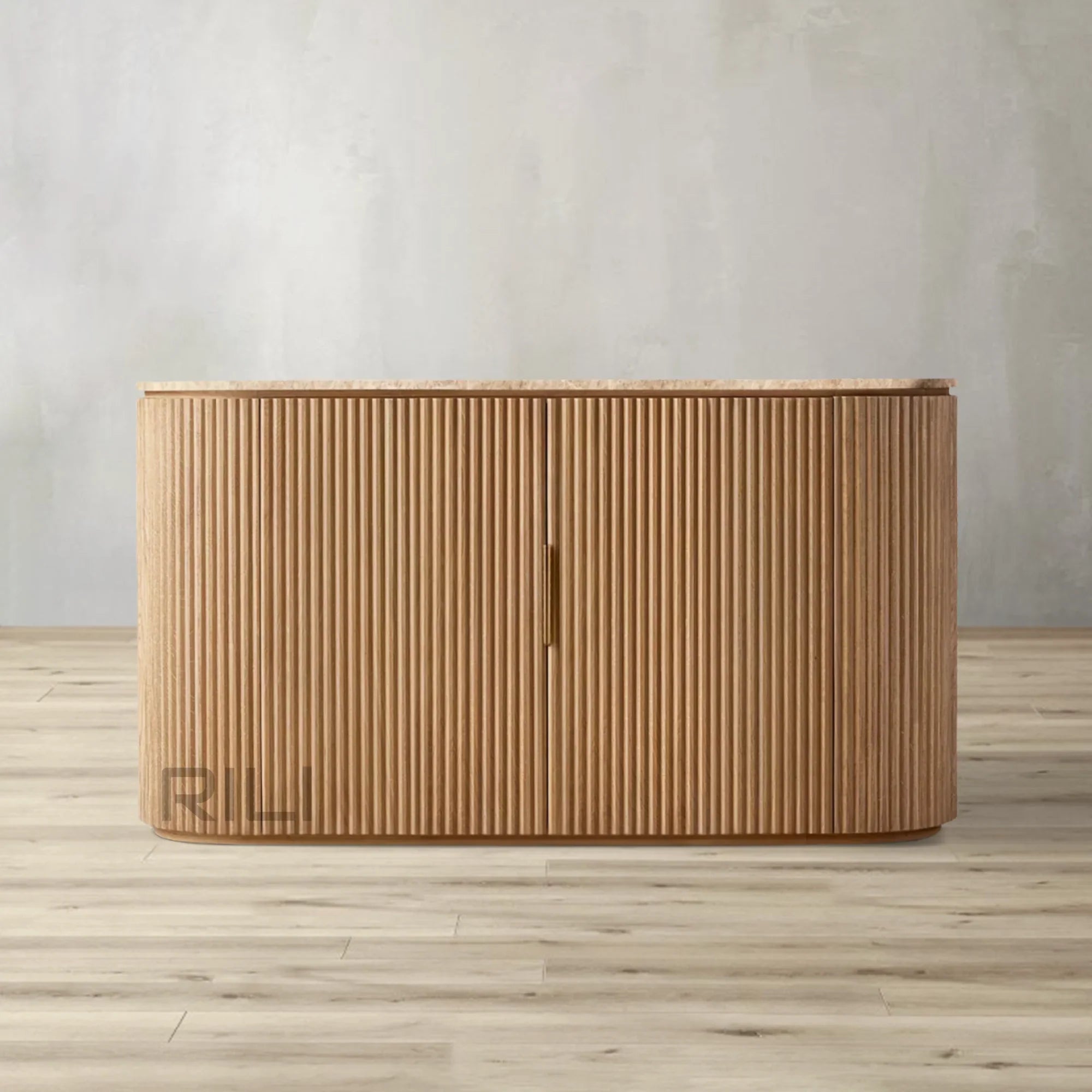 Byron Emperador Double-Door Sideboard