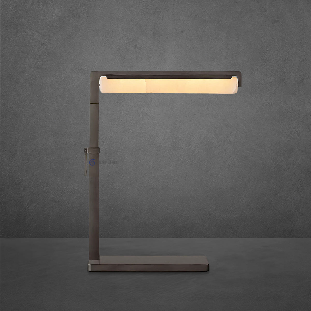 Audubon Alabaster Task Table Lamp - Oasislives