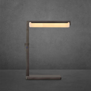 Audubon Alabaster Task Table Lamp - Oasislives
