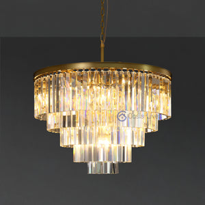 Odean Crystal Chandelier / Flushmount - Oasislives