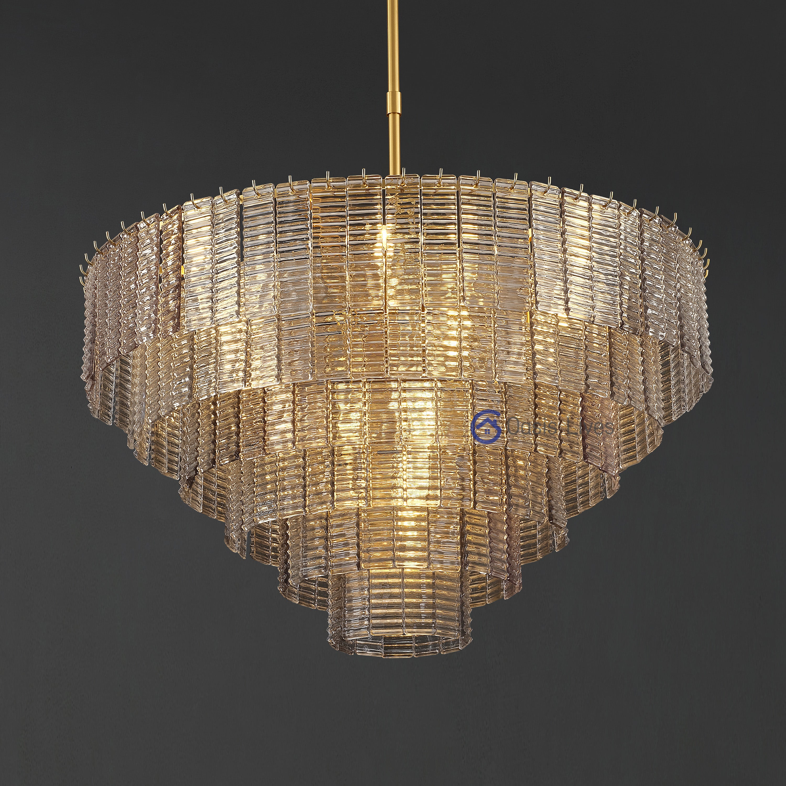 Sirena Glass Chandelier - Oasislives