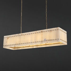 San Marcus Alabaster Luxury Chandelier and Sconce - Oasislives