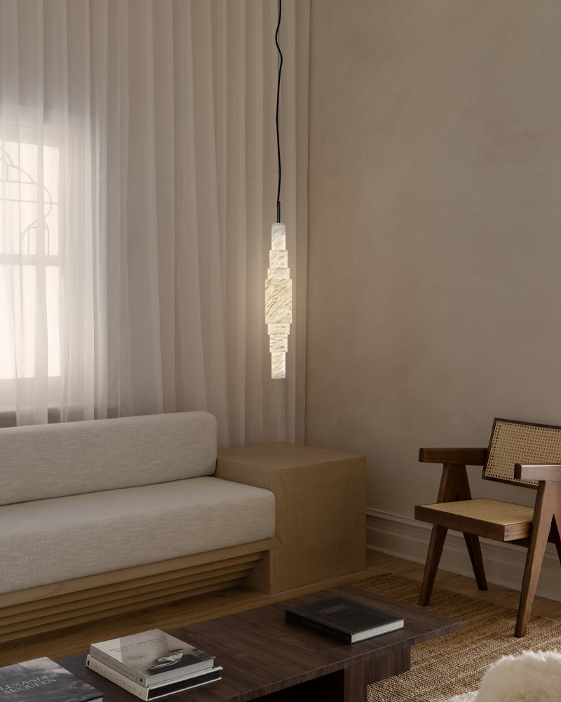 White Alabaster Cluster Pendant Lamp 28"H for home decor lighting fixture