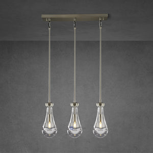 Raindrops Rectangular Chandelier 22"( rod) - Oasislives