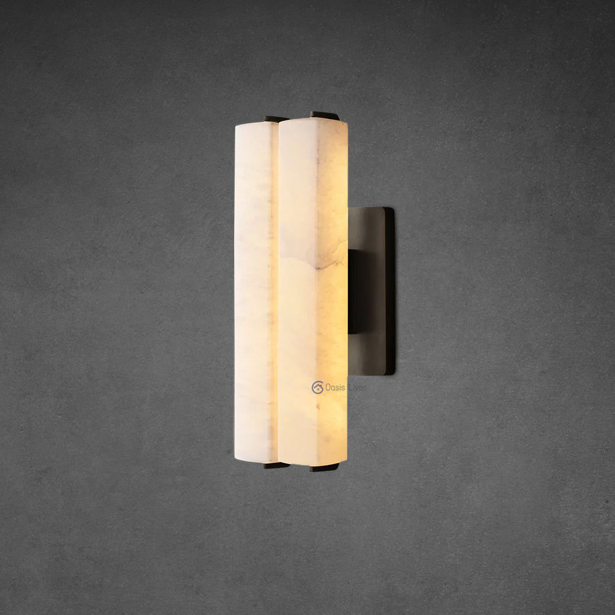 Audubon Alabaster Double Sconce - Oasislives