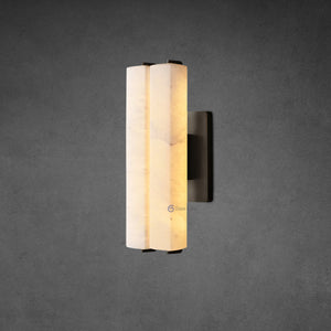 Audubon Alabaster Double Sconce - Oasislives