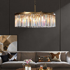 Odean Crystal Chandelier / Flushmount - Oasislives