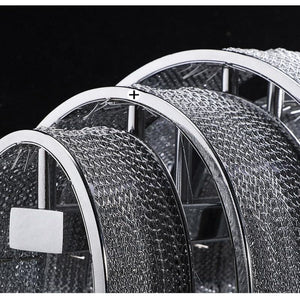 Pensy Luxury Plated Aluminum Chain Tassel Wall Sconce - Oasislives