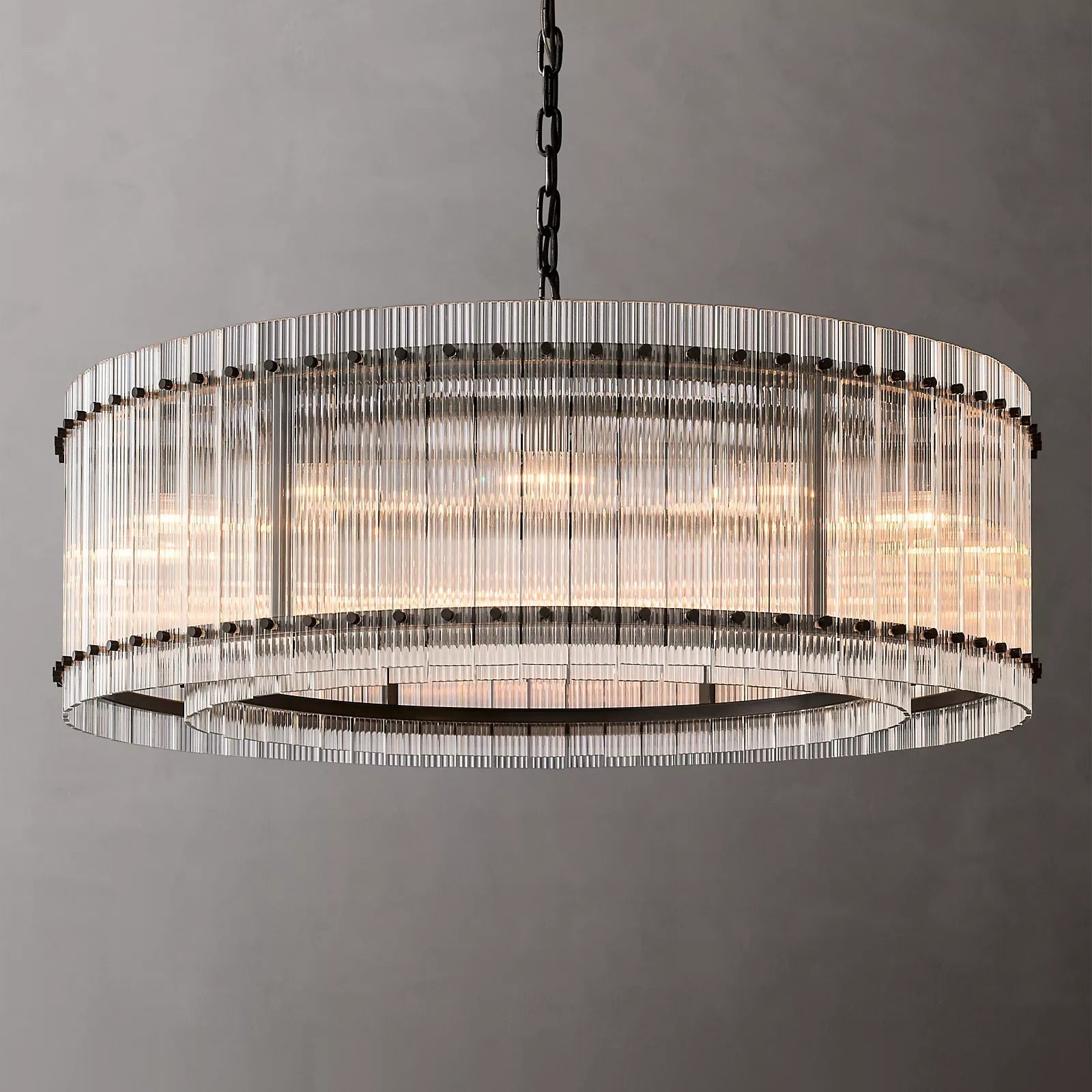 San Marc Handmade Glass Round Chandelier 48"