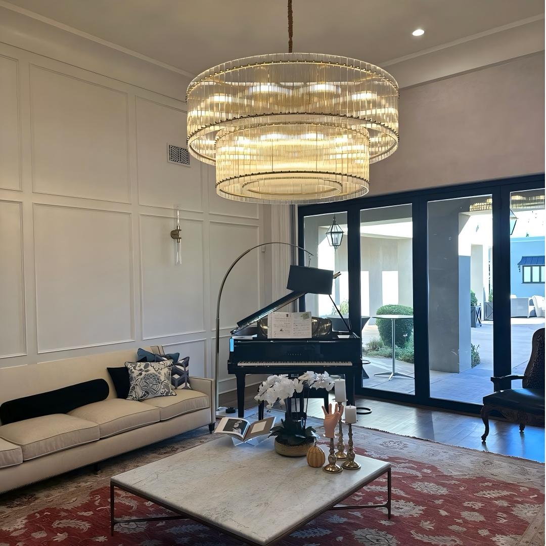 San Marcus Glass Luxury Chandelier and Sconce - Oasislives
