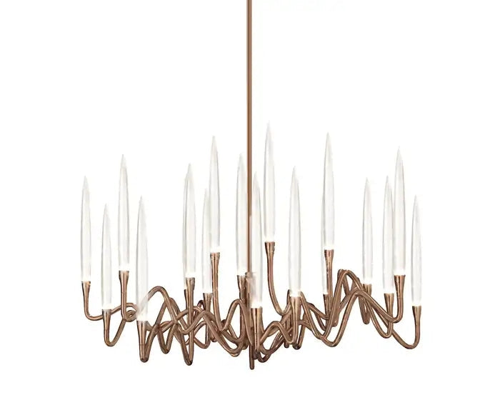 Pezzo Crystal Round Chandelier D33'' 59'' 40''