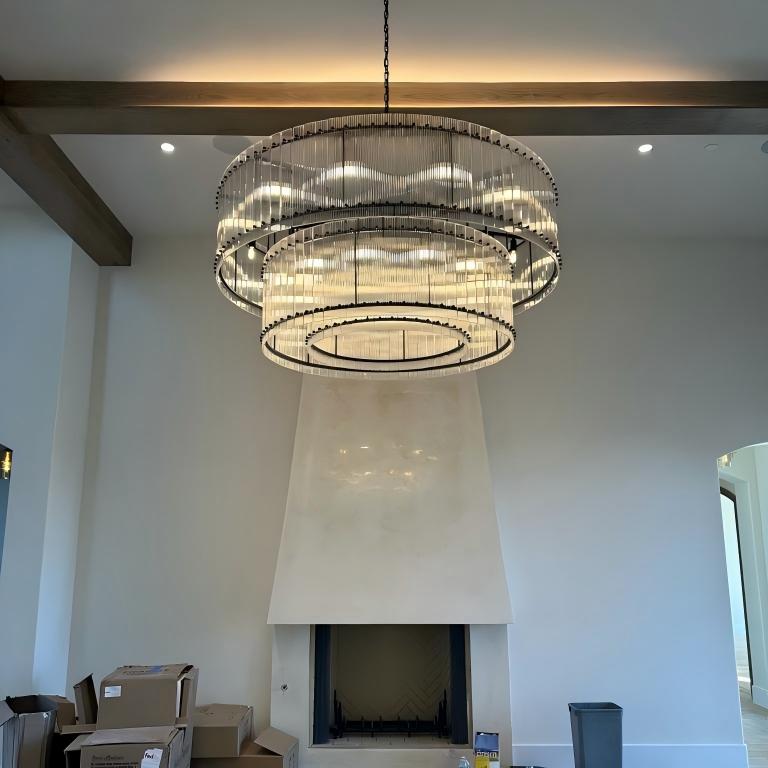 San Marcus Glass Luxury Chandelier and Sconce - Oasislives