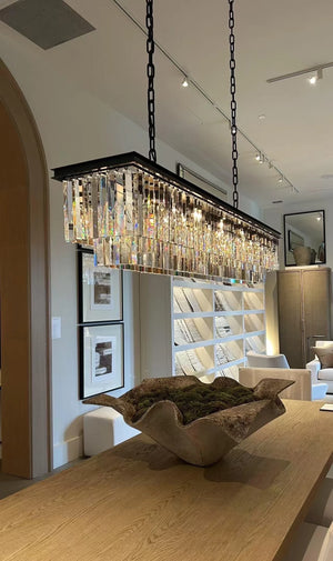 Odean Crystal Chandelier / Flushmount - Oasislives