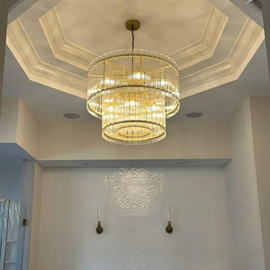 San Marcus Glass Luxury Chandelier and Sconce - Oasislives