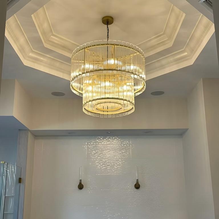 San Marcus Glass Luxury Chandelier and Sconce - Oasislives