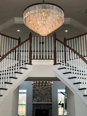 Odean Crystal Chandelier / Flushmount - Oasislives