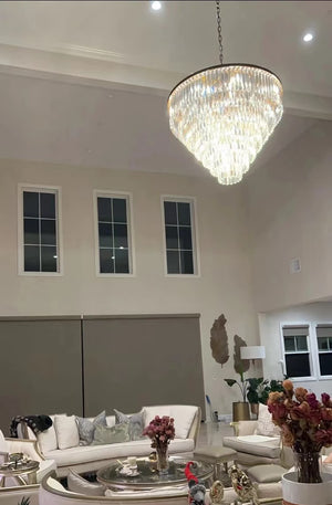 Odean Crystal Chandelier / Flushmount - Oasislives