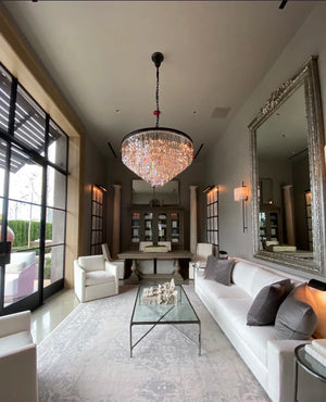 Odean Crystal Chandelier / Flushmount - Oasislives