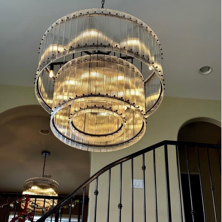 San Marcus Glass Luxury Chandelier and Sconce - Oasislives