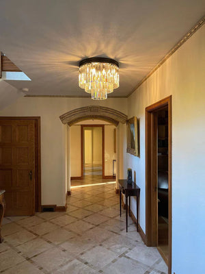 Odean Crystal Chandelier / Flushmount - Oasislives