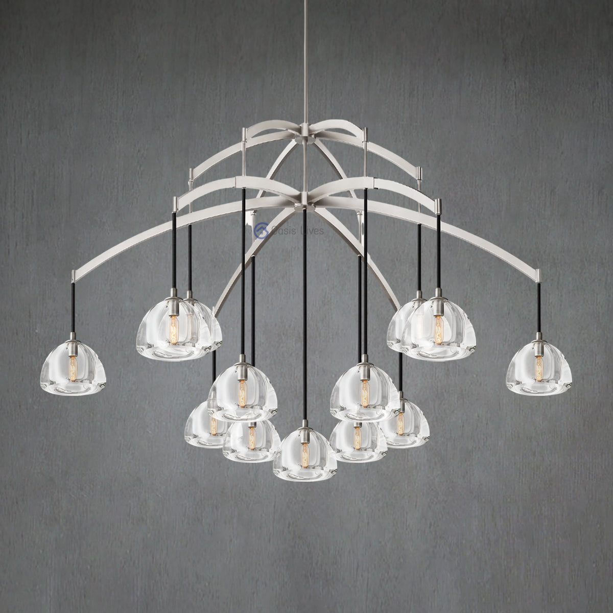 Hemisphere Round Chandelier 60"