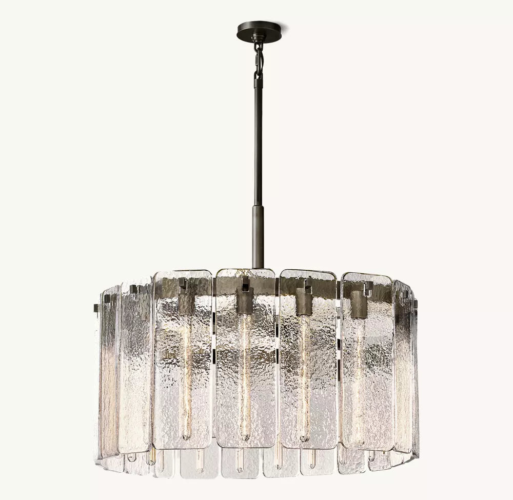 Camette Glass Round/Rectangular Chandelier