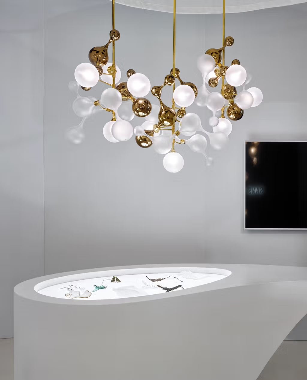 Particles Customised Commercial Chandelier