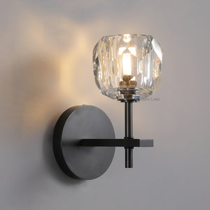 Boule Clear Glass Sconce - Oasislives