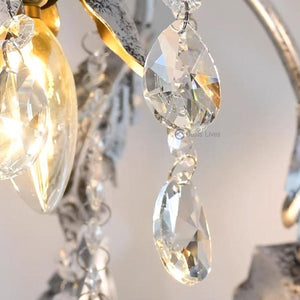 Gothic Viticcio Round Chandelier 40"-Silver - Oasislives