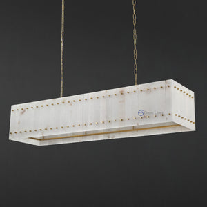 San Marcus Alabaster Luxury Chandelier and Sconce - Oasislives