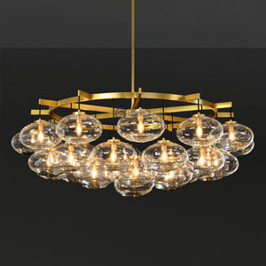 Cabrlet Oval Spherical Glass Luxury Chandelier - Oasislives