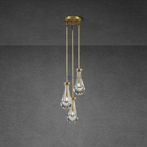 Raindrop Rod Chandelier 8" - Oasislives