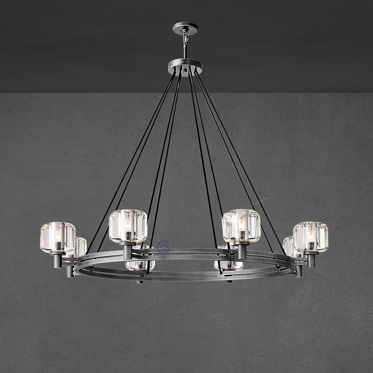 Demaret Round Chandelier 48"