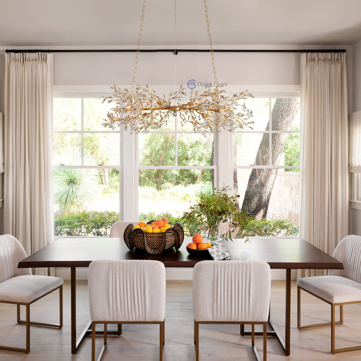 Fiore Linear Chandelier 43" 51" 68"