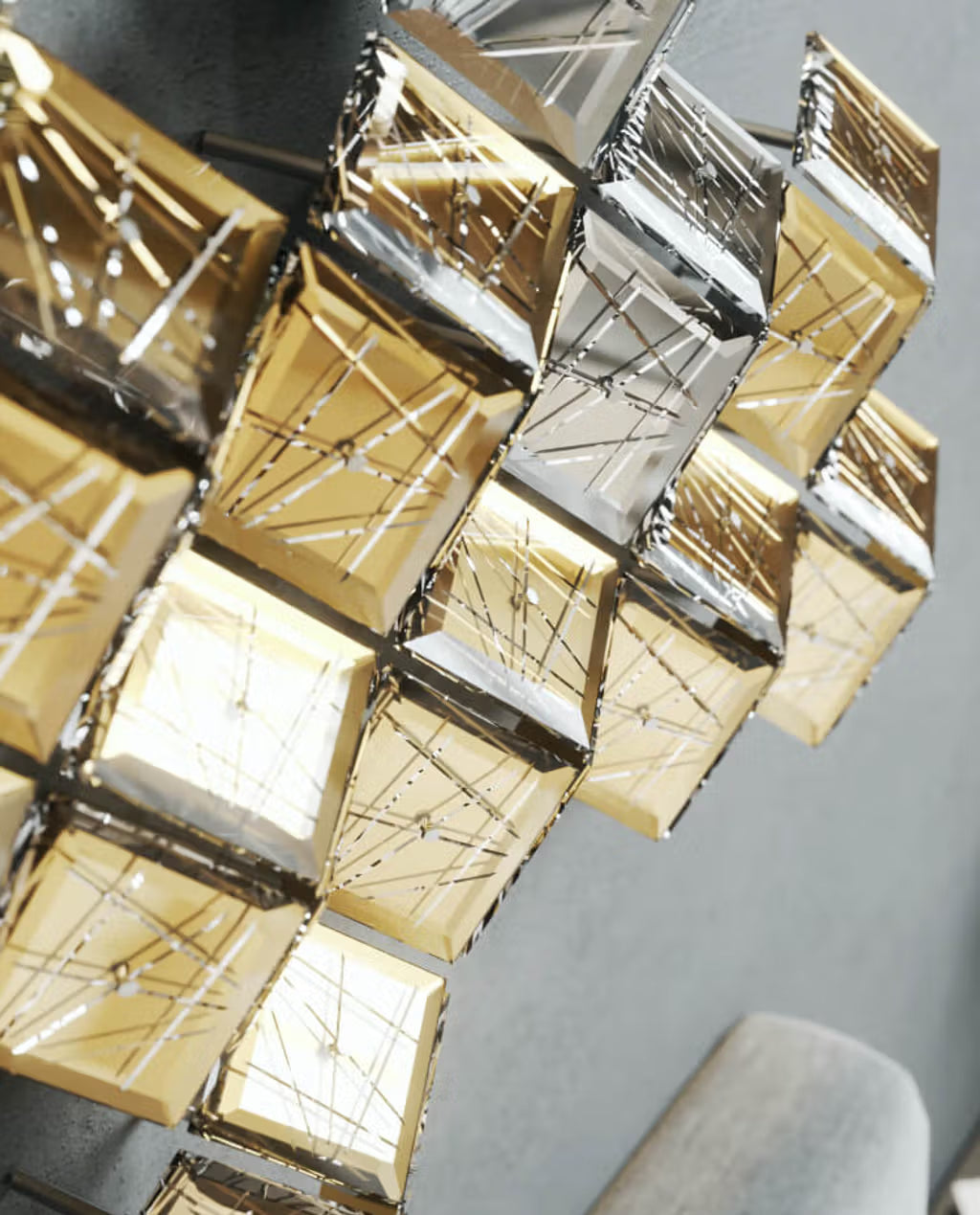 Diamond Customised Commercial Wall Lamp