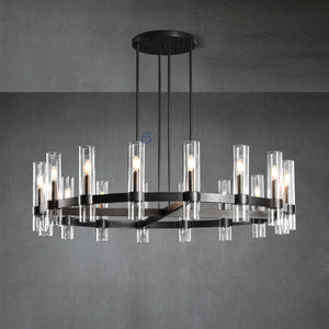 Ravel Modern Fashion Glass Round Chandelier Light D48‘’ - Oasislives