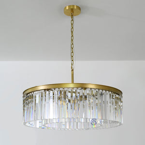 Odean Crystal Chandelier / Flushmount - Oasislives