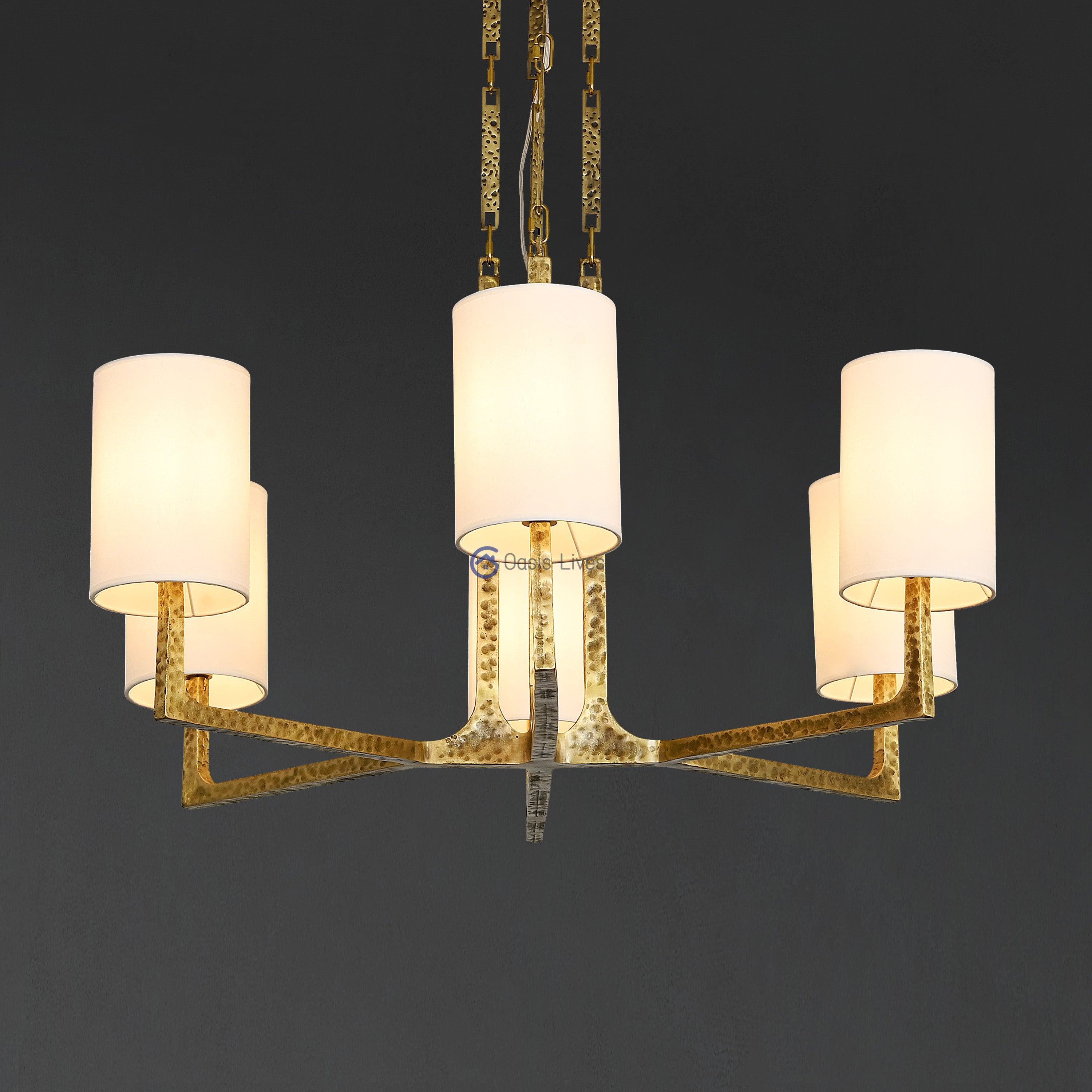Wolin Series Linen Shade Chandelier