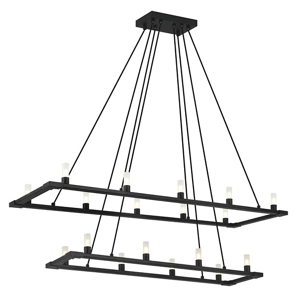 Maurer 2-Tier Rectangular Chandelier