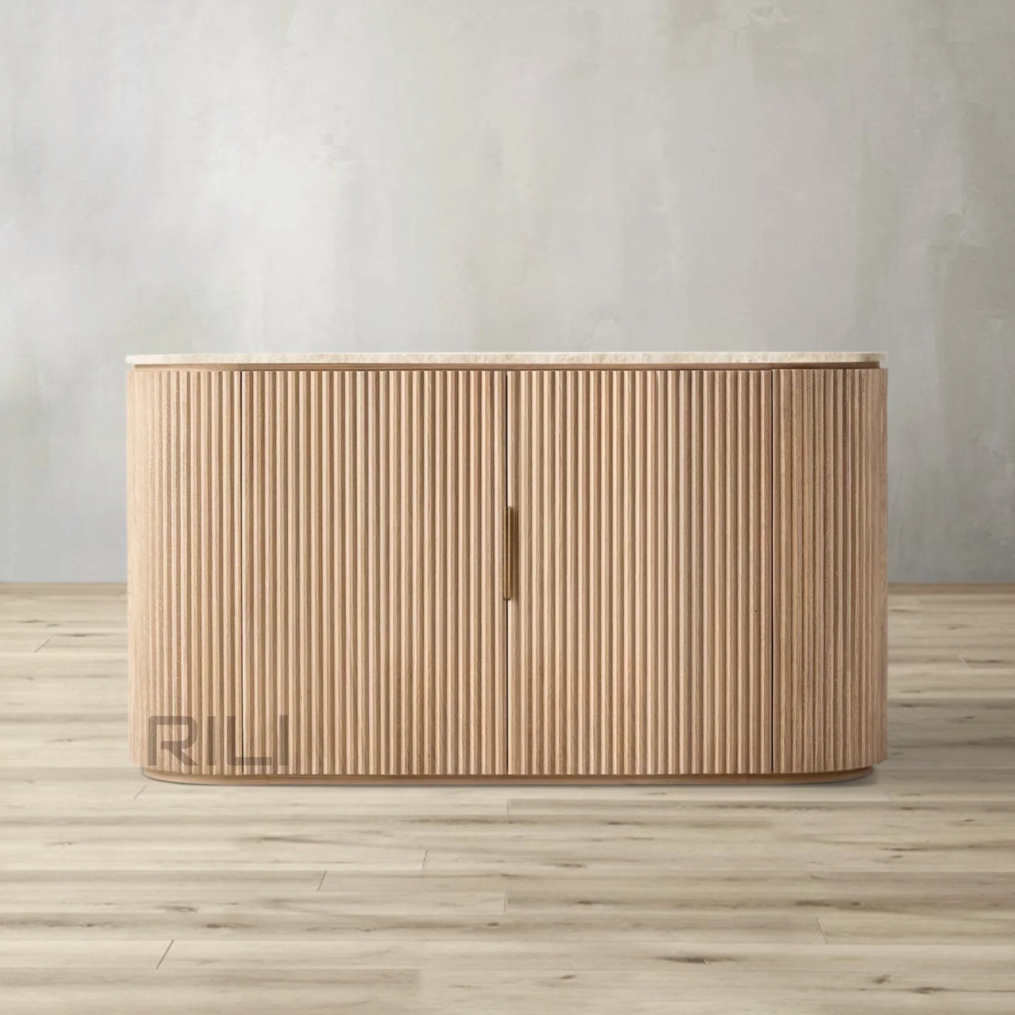 Byron Emperador Double-Door Sideboard