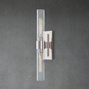 Ravel Modern Fashion Glass Linear Sconce 23"H - Oasislives