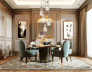 Raindrop Round Chandelier 14"(Rod) - Oasislives