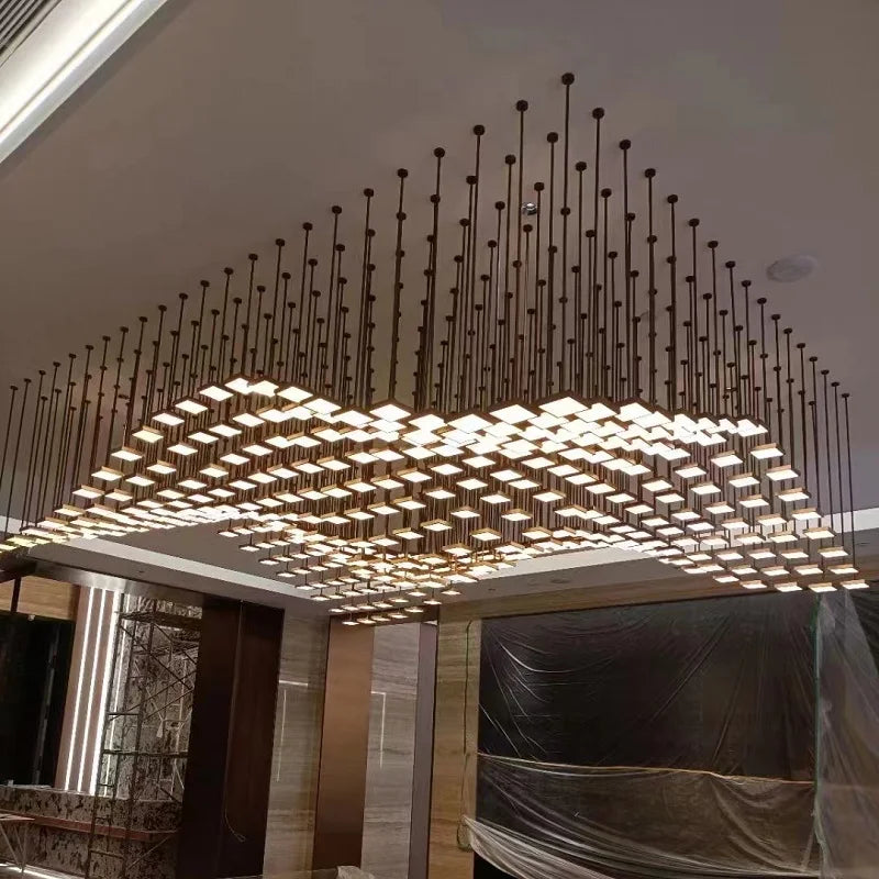 Villa Decoration Chandelier Luxury Large Decorative Nordic Style LED Chandelier Lighting