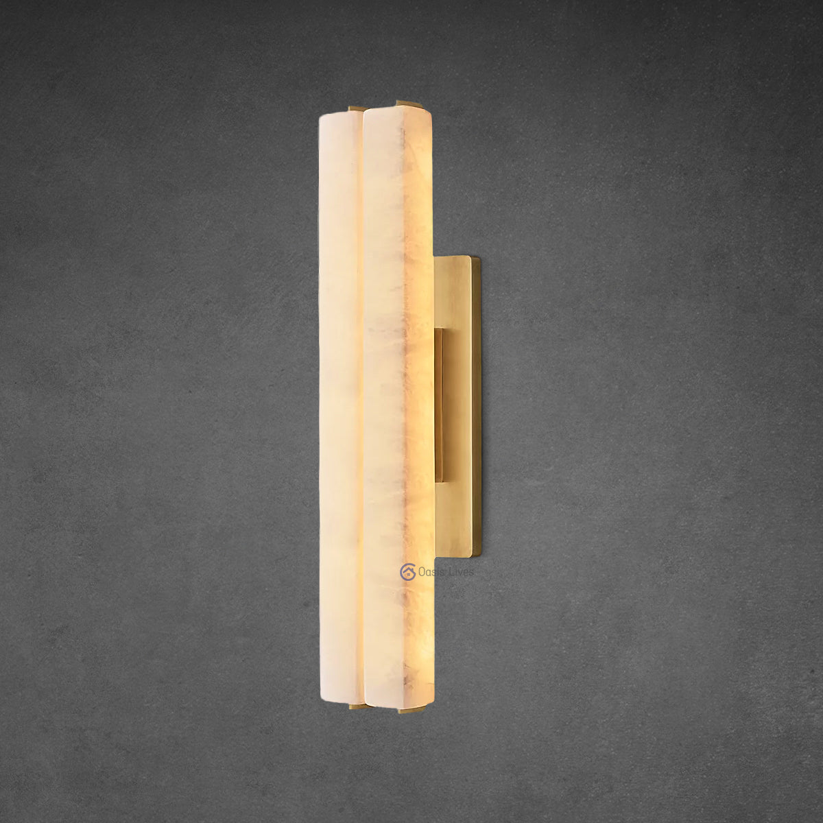 Audubon Alabaster Double Sconce - Oasislives