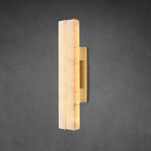 Audubon Alabaster Double Sconce - Oasislives