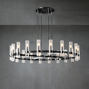 Ravel Modern Fashion Glass Round Chandelier Light D60‘’ - Oasislives