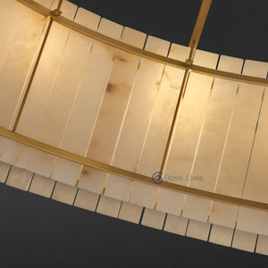 San Marcus Alabaster Luxury Chandelier and Sconce - Oasislives