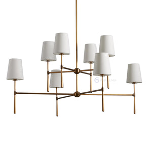 Ehodes 2-Tier Round Chandelier - Oasislives