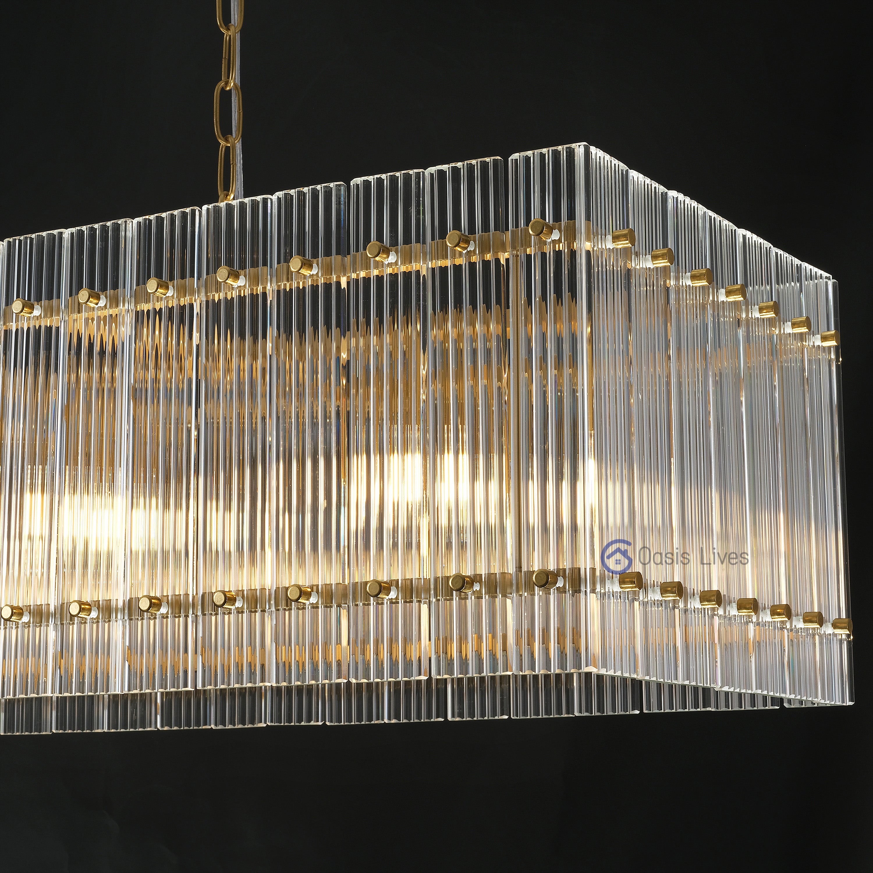 San Marcus Glass Luxury Chandelier and Sconce - Oasislives